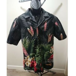 RJC Classic Cars Woodie Hawaiian Shirt Size LARGE